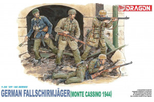 Model Kit figurky 6005 - FALLSCHIRMJAGER MONTE CASSINO 1944 (1:35)