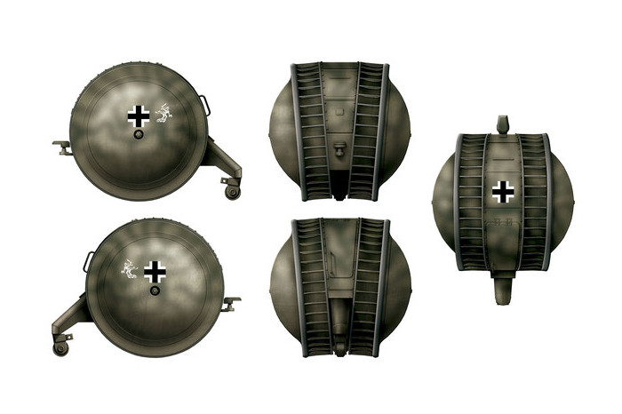 German Kugelpanzer - 2 Kits Pack (1:35) - 35015