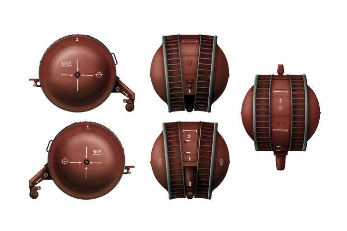 German Kugelpanzer - 2 Kits Pack (1:35) - 35015