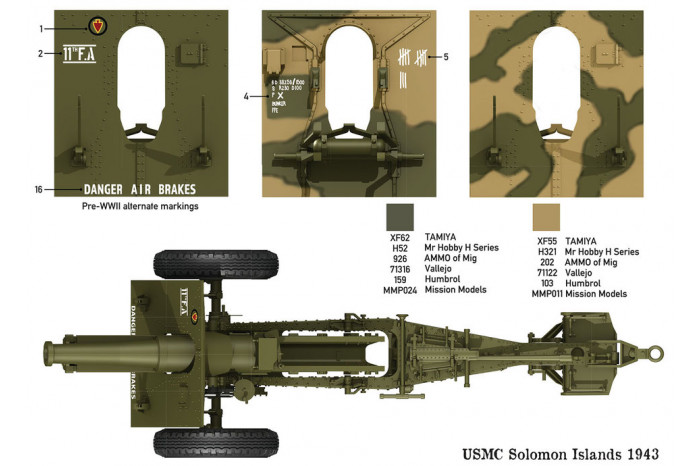 US 155mm Howitzer M1918 (1:35) - 35023