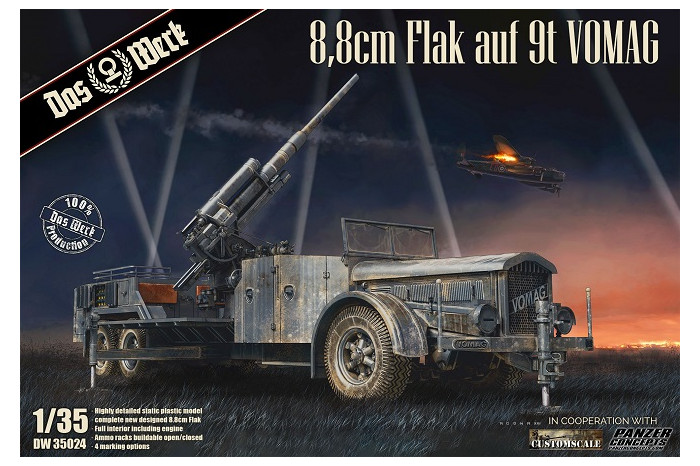 8,8cm Flak auf 9t VOMAG (1:35) - 35024