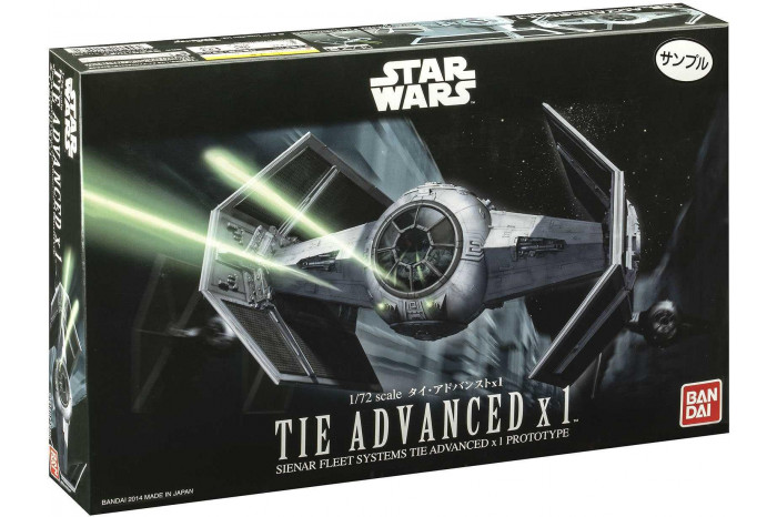 Plastic ModelKit BANDAI SW 01214 - TIE Advanced (1:72)