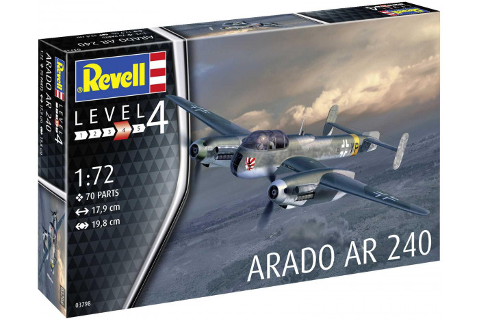 Plastic ModelKit letadlo 03798 - Arado AR-240 (1:72)