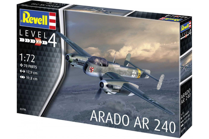 Plastic ModelKit letadlo 03798 - Arado AR-240 (1:72)