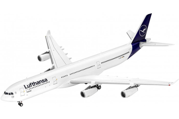 Plastic ModelKit letadlo 03803 - A340-300 Lufthansa New Livery (1:144)