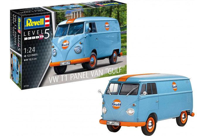 Plastic ModelKit auto 07726 - VW T1 panel van (Gulf Decoration) (1:24)