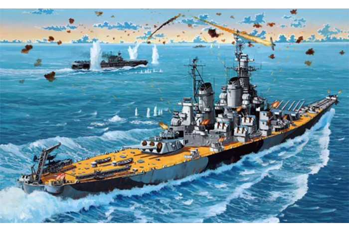 ModelSet loď 65183 - Battleship USS New Jersey (1:1200)