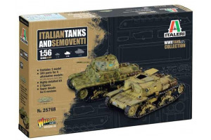 Model Kit tank 25768 - Italian tanks and semoventi (1:56)