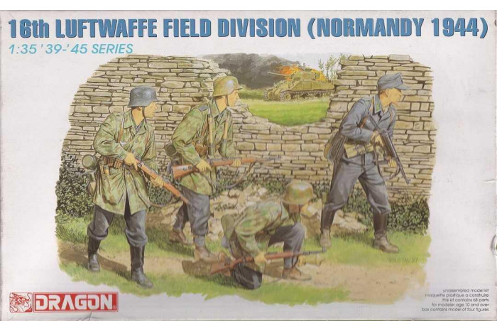 Model Kit figurky 6084 - 16th LUFTWAFFE FIELD DIV (1:35)