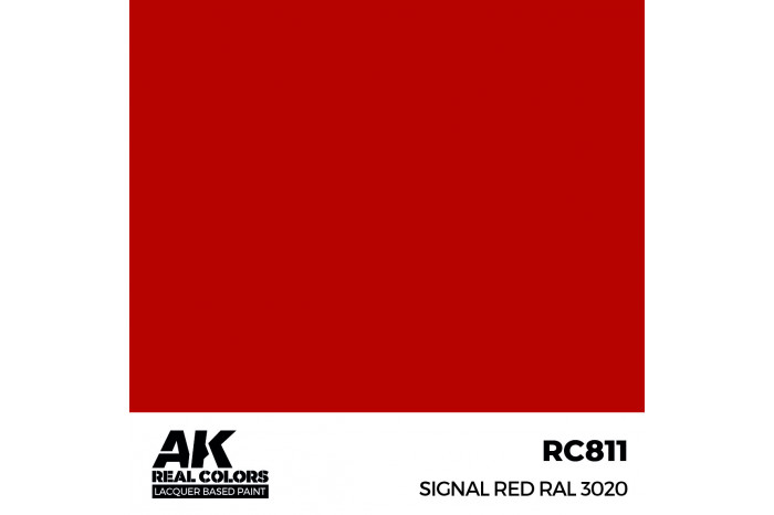 Signal Red RAL 3020 - RC811