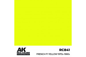 French F1 Yellow 1970s-1980s - RC841
