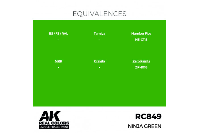 Ninja Green - RC849