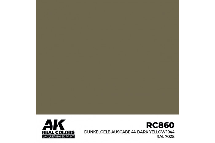Dunkelgelb Ausgabe 44-Dark Yellow 1944 RAL 7028 - RC860