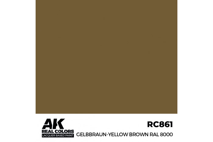 Gelbbraun-Yellow Brown RAL 8000 - RC861