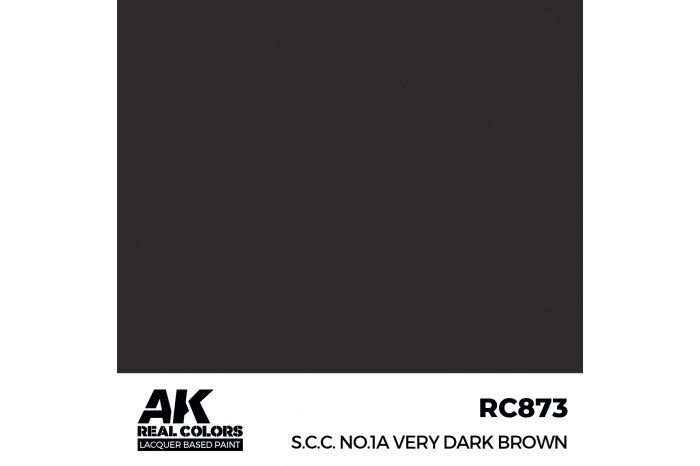 S.C.C. No.1A Very Dark Brown - RC873