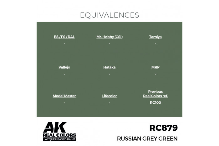 Russian Grey Green - RC879