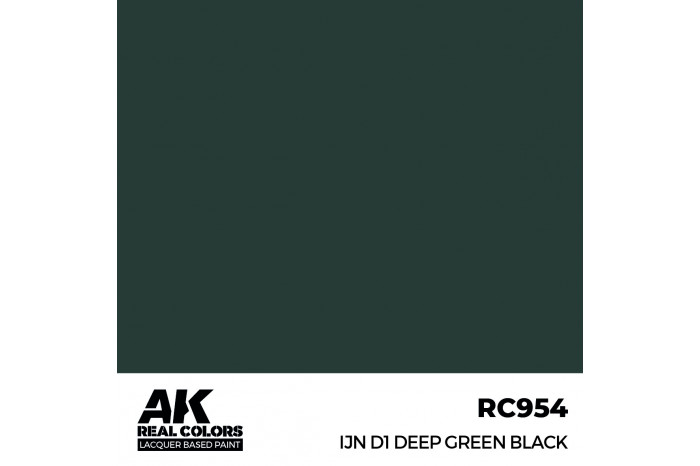 IJN D1 Deep Green Black - RC954