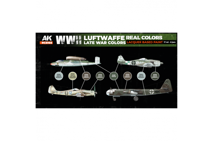 WWII Luftwaffe Late War Colors SET - RCS103