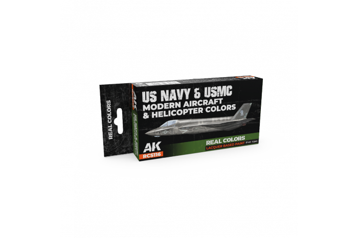US Navy&USMC Modern Aircraft&Helicopter Colors SET - RCS116