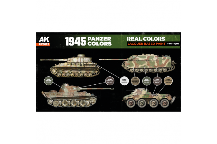 1945 Panzer Colors SET - RCS123