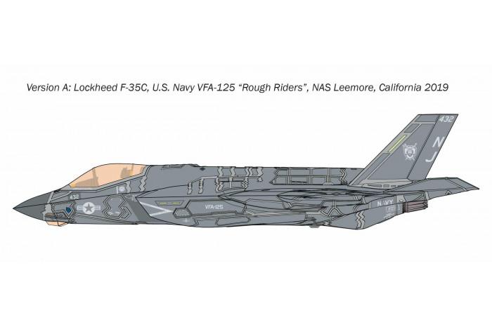 Model Kit letadlo 1469 - F-35C Lightning II (1:72)