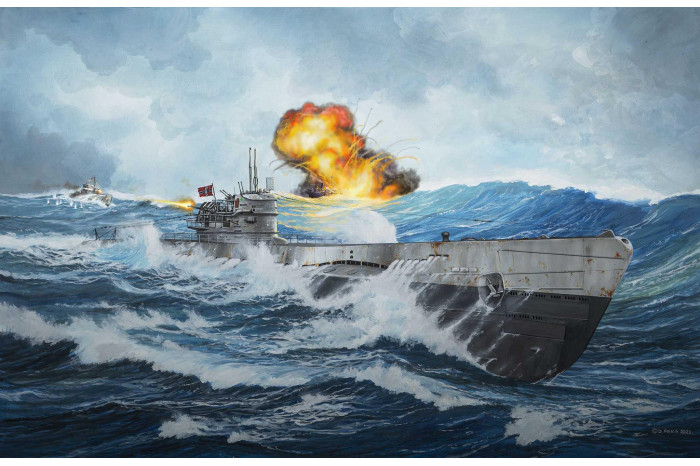 Plastic ModelKit ponorka 05167 - German Submarine Type IX C/40 (U190) (1:144)