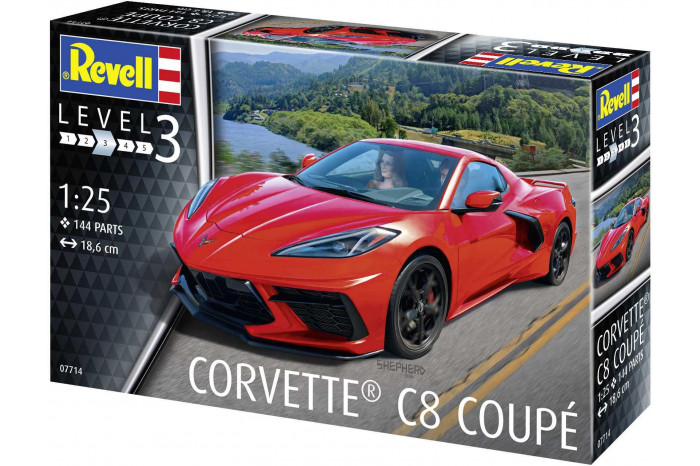 Plastic ModelKit auto 07714 - Corvette C8 Coupé (1:25)