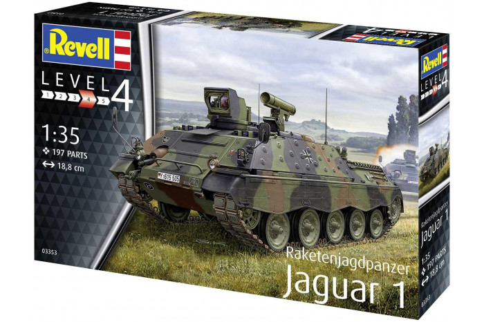 Plastic ModelKit military 03353 - Raketenjagdpanzer Jaguar 1 (1:35)