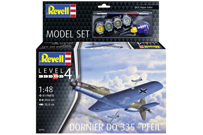 ModelSet letadlo 63795 - Do335 Pfeil (1:48)
