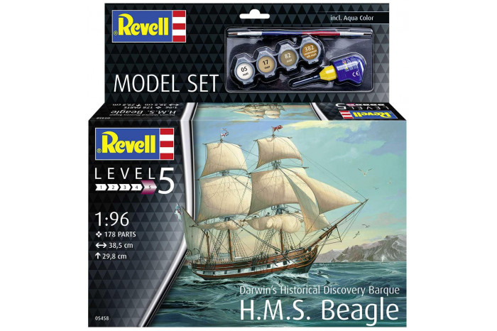 ModelSet loď 65458 - HMS Beagle (1:96)