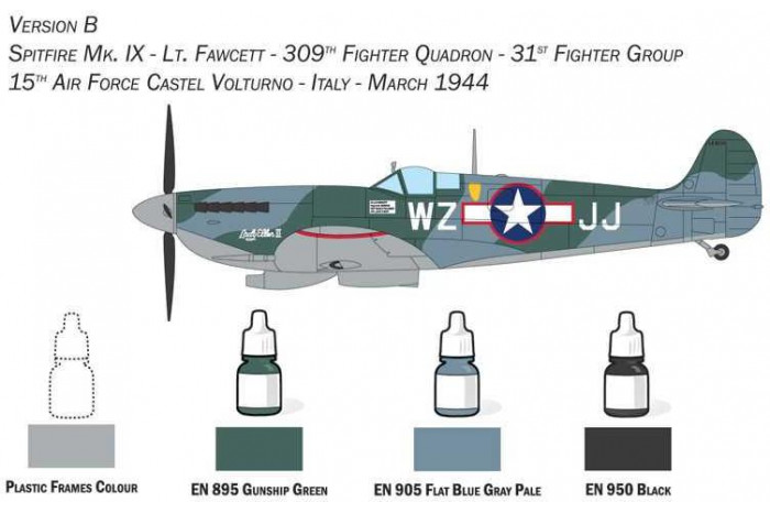 Model Set letadlo 72007 - Spitfire Mk. Vb (1:72)