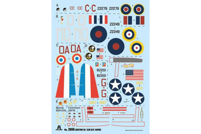 Model Kit letadlo 2656 - A-20B / Boston III (1:48)