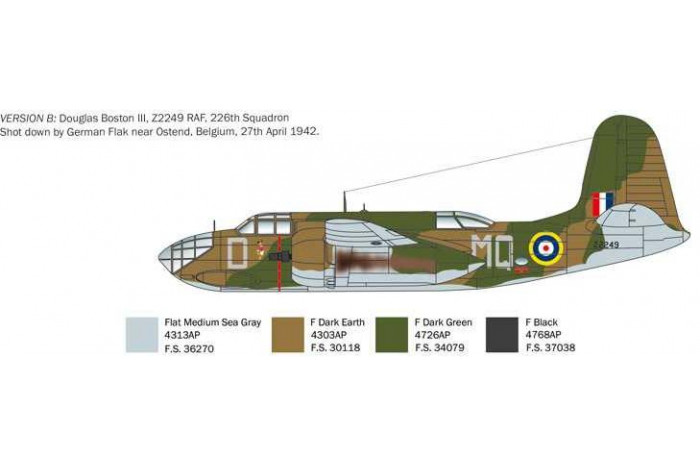 Model Kit letadlo 2656 - A-20B / Boston III (1:48)