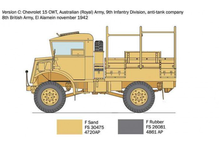 Model Kit military 0233 - Chevrolet 15 CWT (1:35)