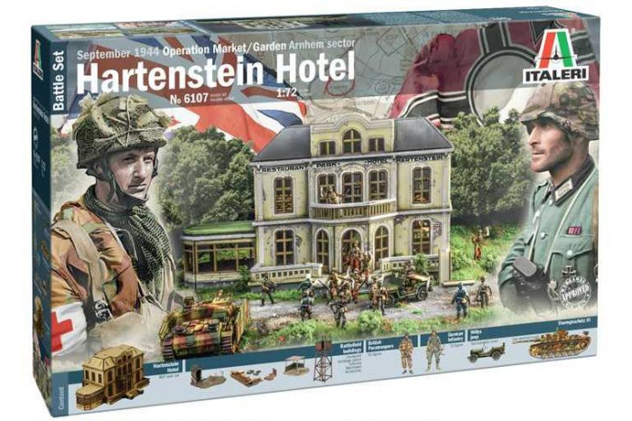 Model Kit diorama 6107 - Market Garden: Hotel Hartenstein (1:72)