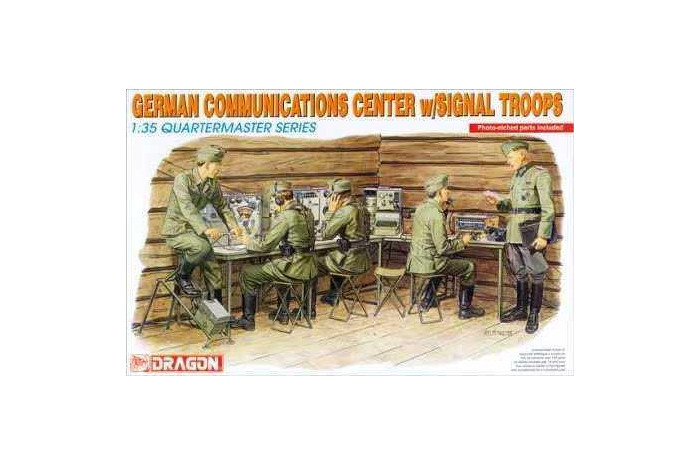 Model Kit figurky 3826 - GER.COMM.CENTER (1:35)