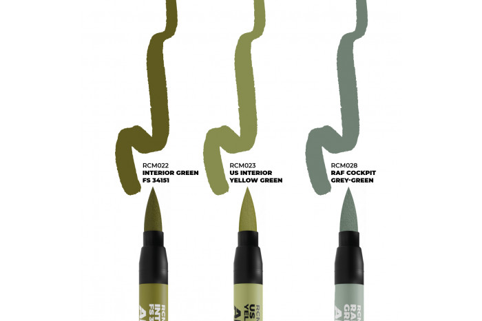 WWII ALLIED AIRCRAFT COCKPIT COLORS - RCM109