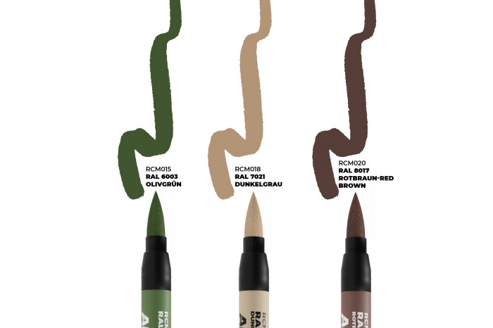 LATE GERMAN AFV CAMO COLORS - RCM108