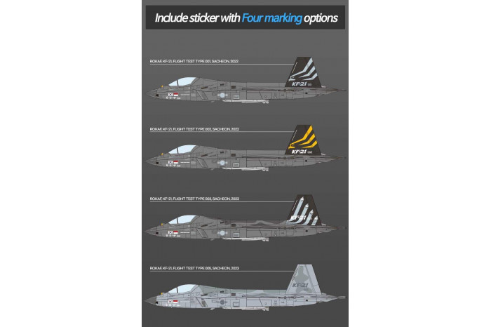 Model Kit letadlo 12585 - ROKAF KF-21 "Boramae" (1:72)
