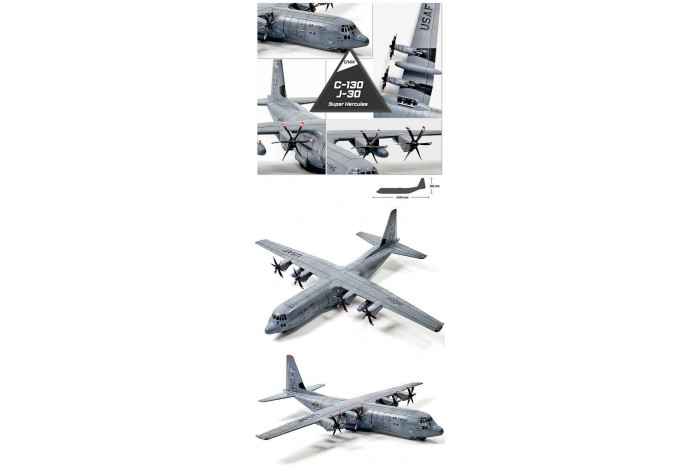Model Kit letadlo 12631 - C-130J-30 Super Hercules (1:144)