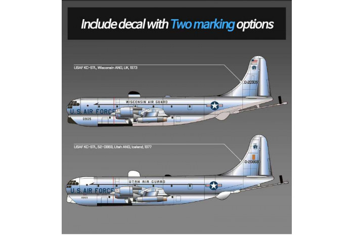 Model Kit letadlo 12640 - USAF KC-97L Stratofreighter (1:144)