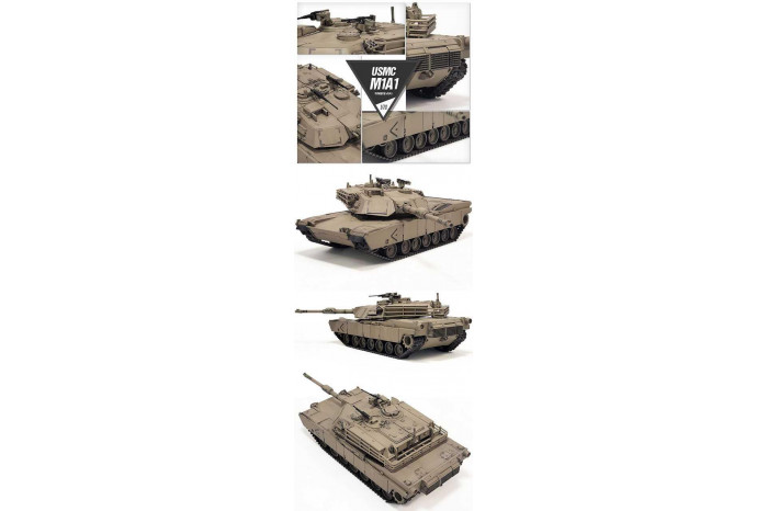 Model Kit tank 13430 - USMC M1A1 (1:72)