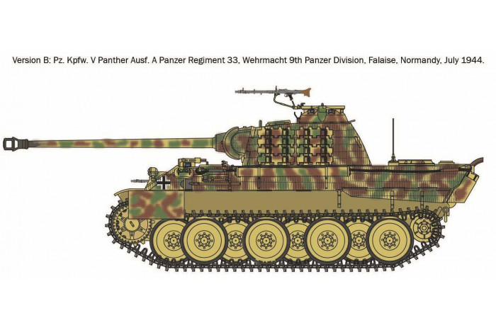 Model Kit military 7018 - Sd.Kfz. 171 Pz.Kpfw. V Panther Ausf. A (1:72)