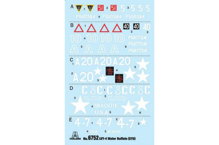 Model Kit military 6752 - LVT-4 Water Buffalo (1:35)