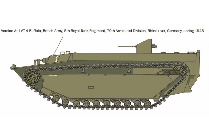 Model Kit military 6752 - LVT-4 Water Buffalo (1:35)