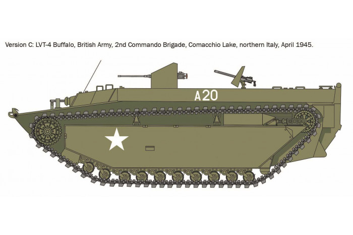 Model Kit military 6752 - LVT-4 Water Buffalo (1:35)