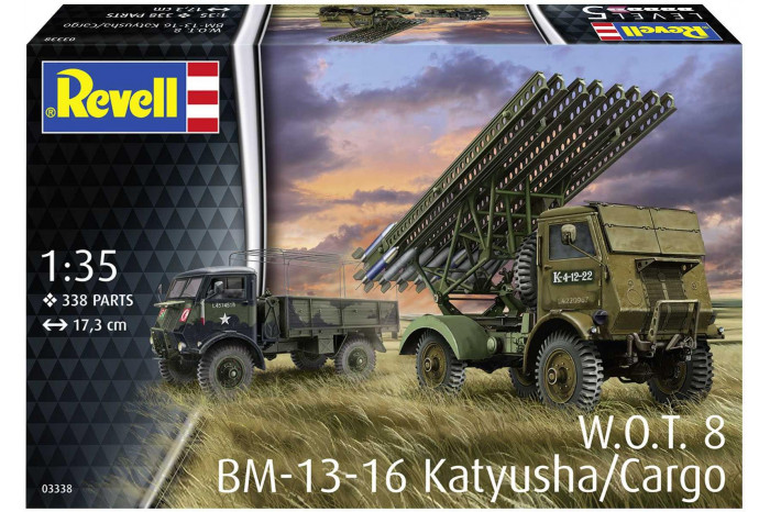 Plastic ModelKit military 03338 - BM-13-16 on WOT 8 (1:35)