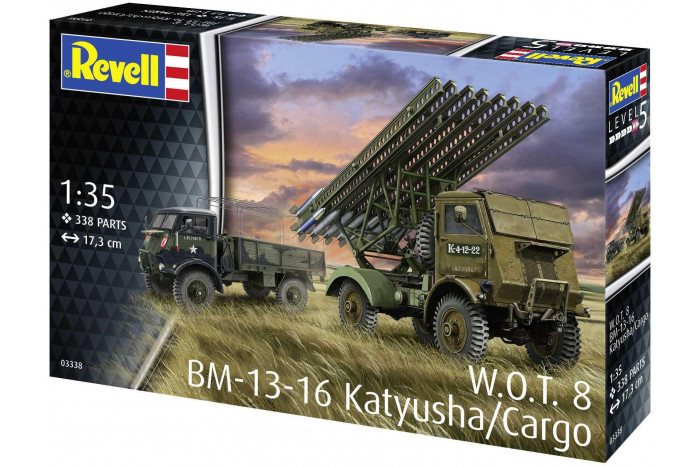 Plastic ModelKit military 03338 - BM-13-16 on WOT 8 (1:35)