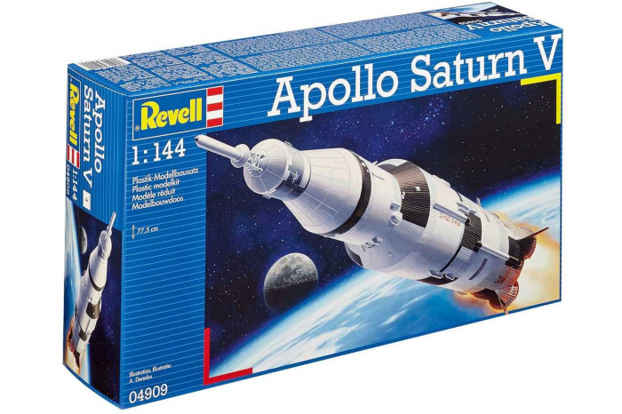 Plastic ModelKit vesmír 04909 - Saturn V (1:144)