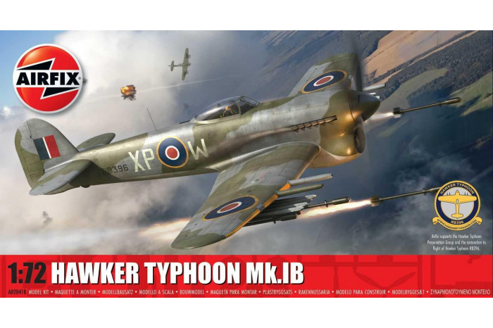 Classic Kit letadlo A02041B - Hawker Typhoon Mk.IB (1:72)
